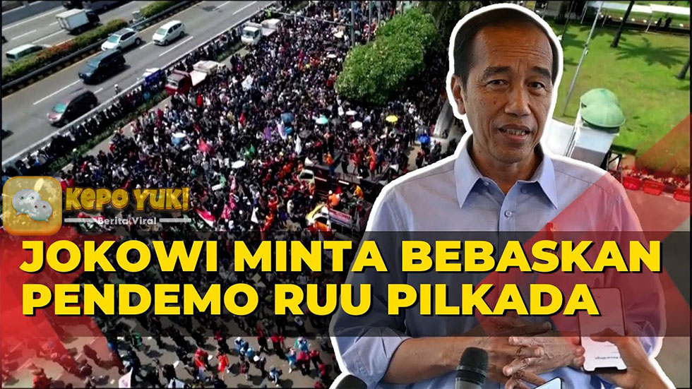 Jokowi Perintahkan Bebaskan Semua Pedemo yang Ditangkap