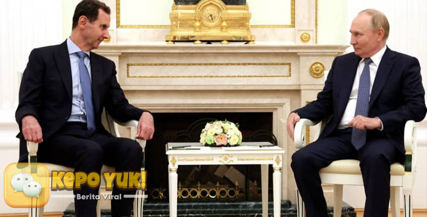 Kabur dari Suriah, Assad Sudah Tiba di Moskow Bareng Keluarga