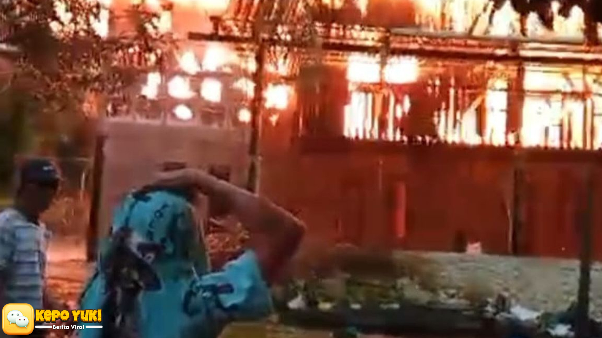 Panel Surya Tersambar Petir, Rumah di Nunukan Ludes Musnah