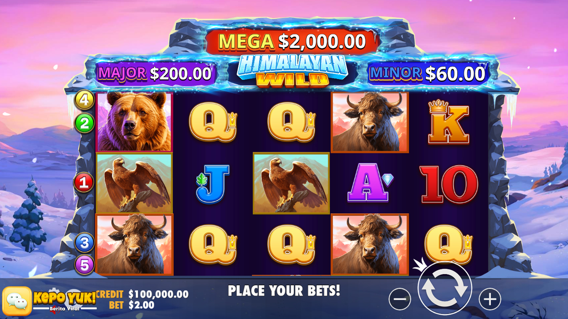Slot Himalayan Wild: Keberuntungan Besar di Puncak Himalaya