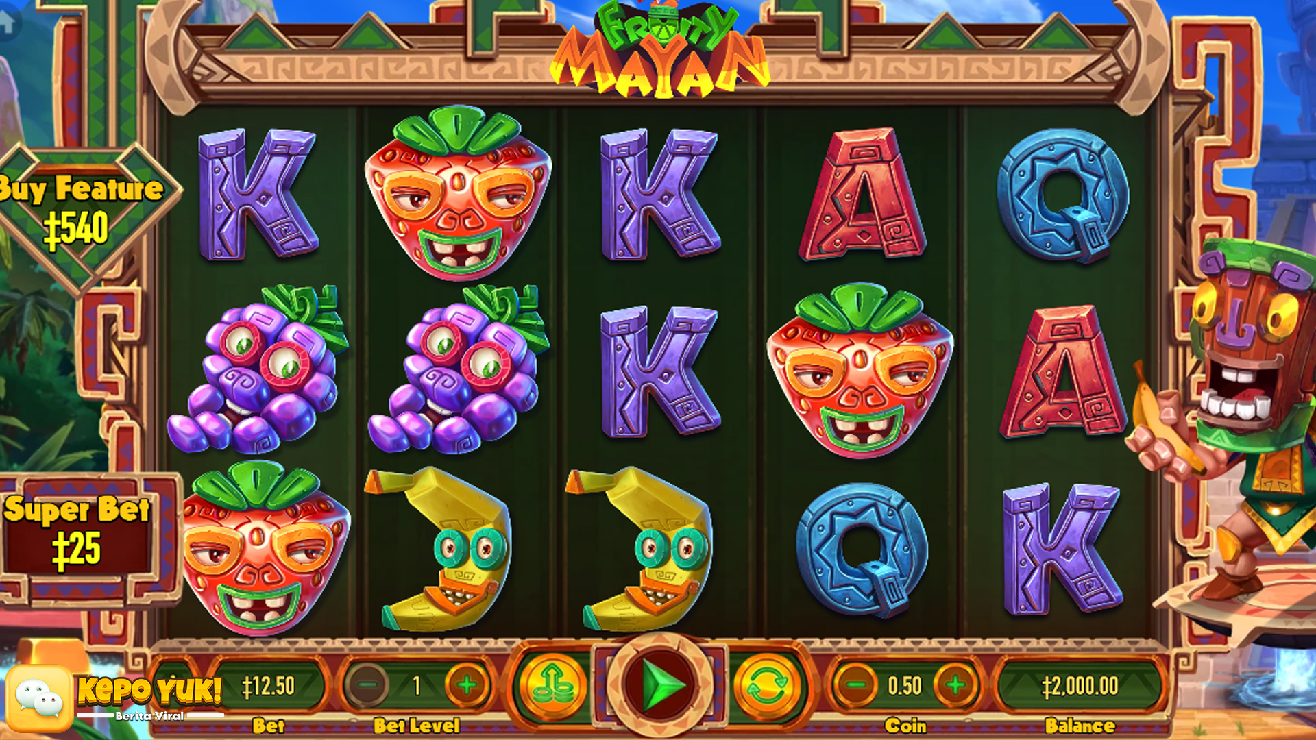 Rtp8000 dan Keuntungan Besar di Game Fruity Mayan