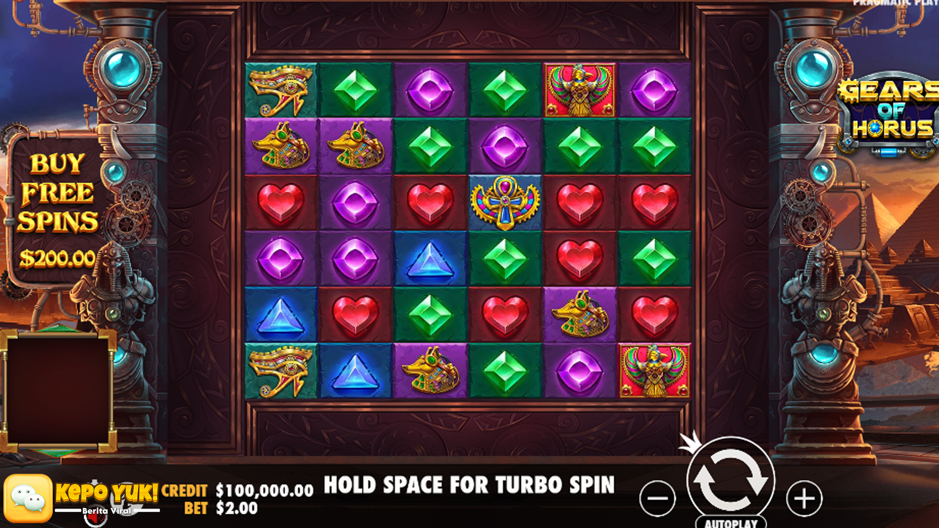 Maksimalkan Kemenangan di Gears of Horus dengan Rtp8000