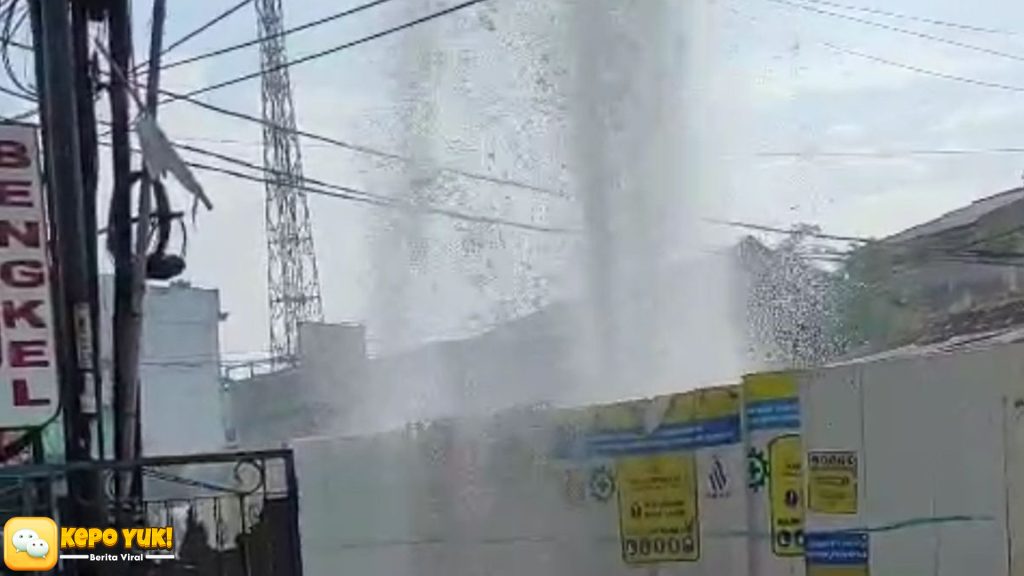 Heboh Pipa Bocor di Bekasi, Pam Jaya Langsung Perbaiki