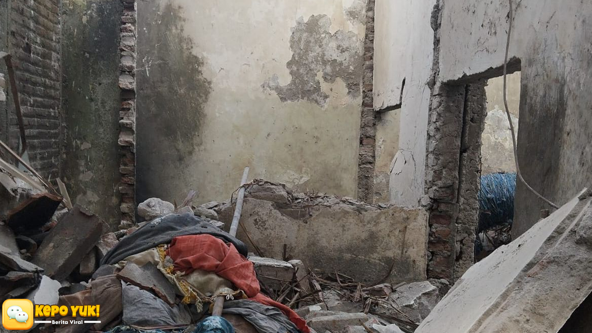 Kediri Geger, Rumah Warga Hancur Karena Septic Tank Meledak