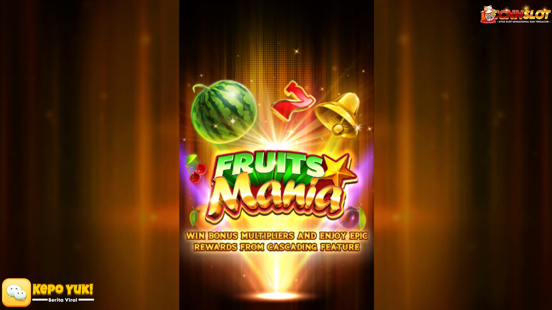 Slot Online Terbaik Hadirkan Sensasi Gila Fruits Mania di Cnnslot