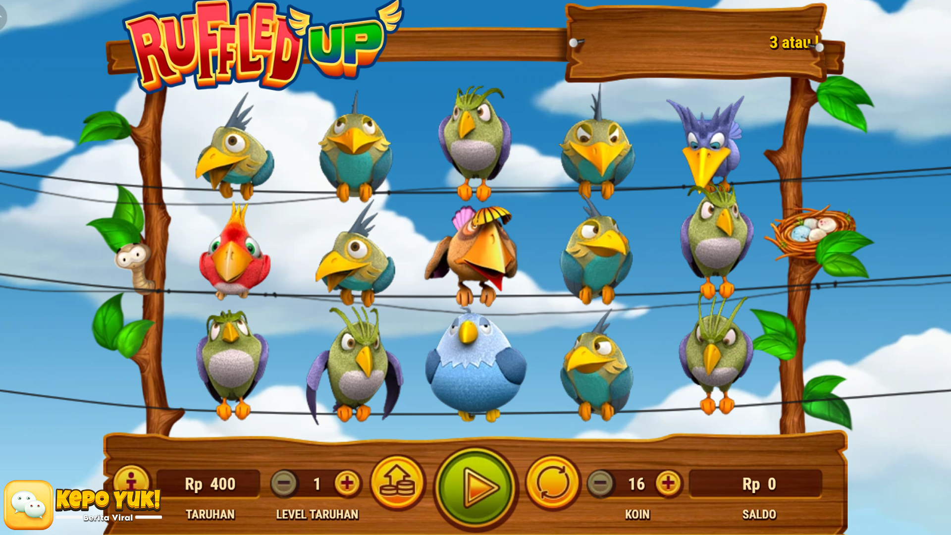 Gempuran Seru Ruffled Up di Cnnslot dan Agen Slot Online