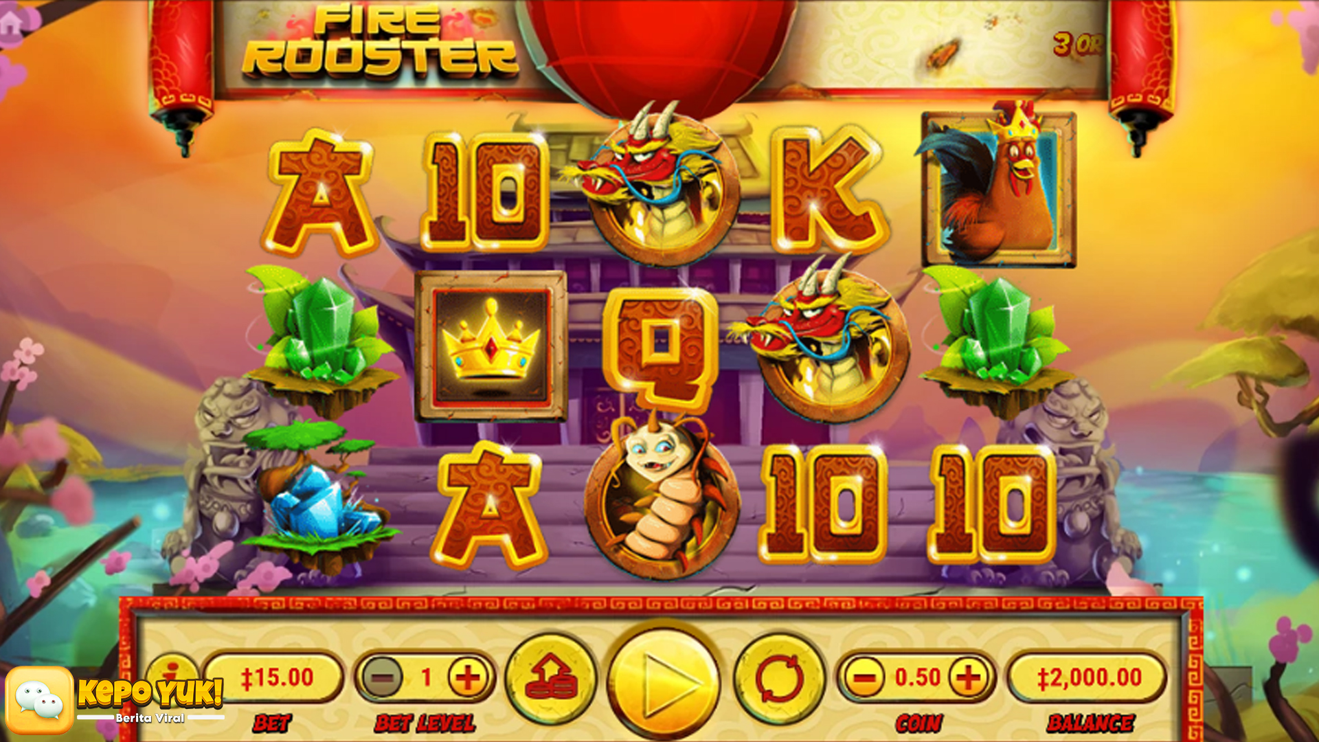 Fire Rooster Memicu Kemenangan Slot Qris dari Cnnslot Hari Ini