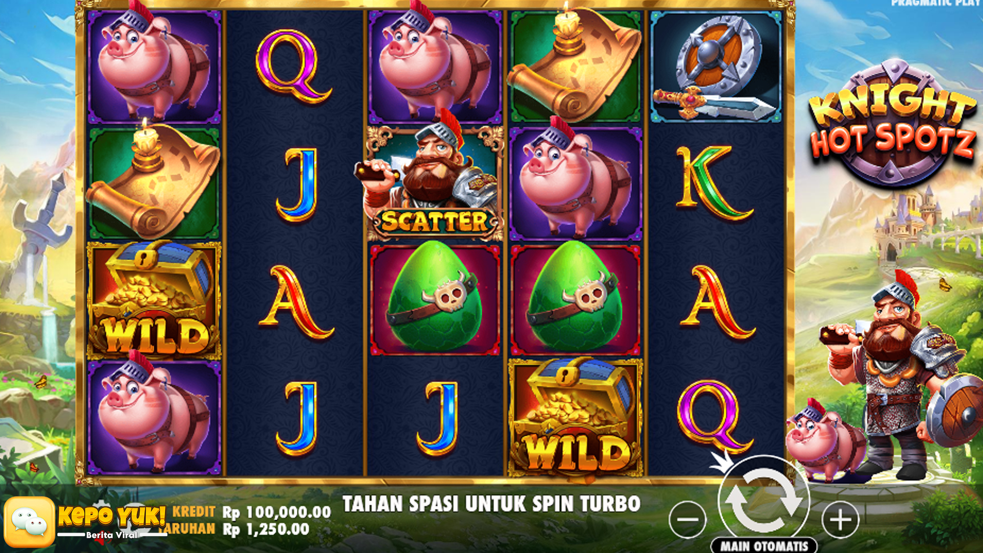 Rtp8000 Pilihan Tepat Buat Main Knight Hot Spotz Dijamin Maxwin