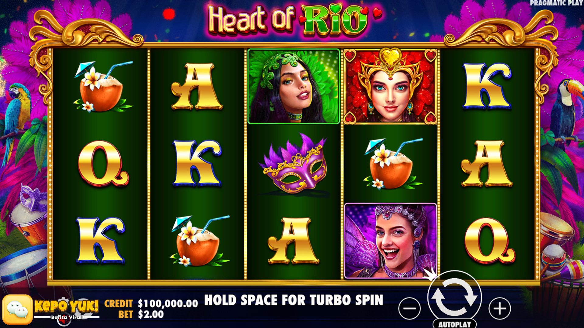 Slot Online 2025 Menggoda Heart of Rio dengan Pesona Baru