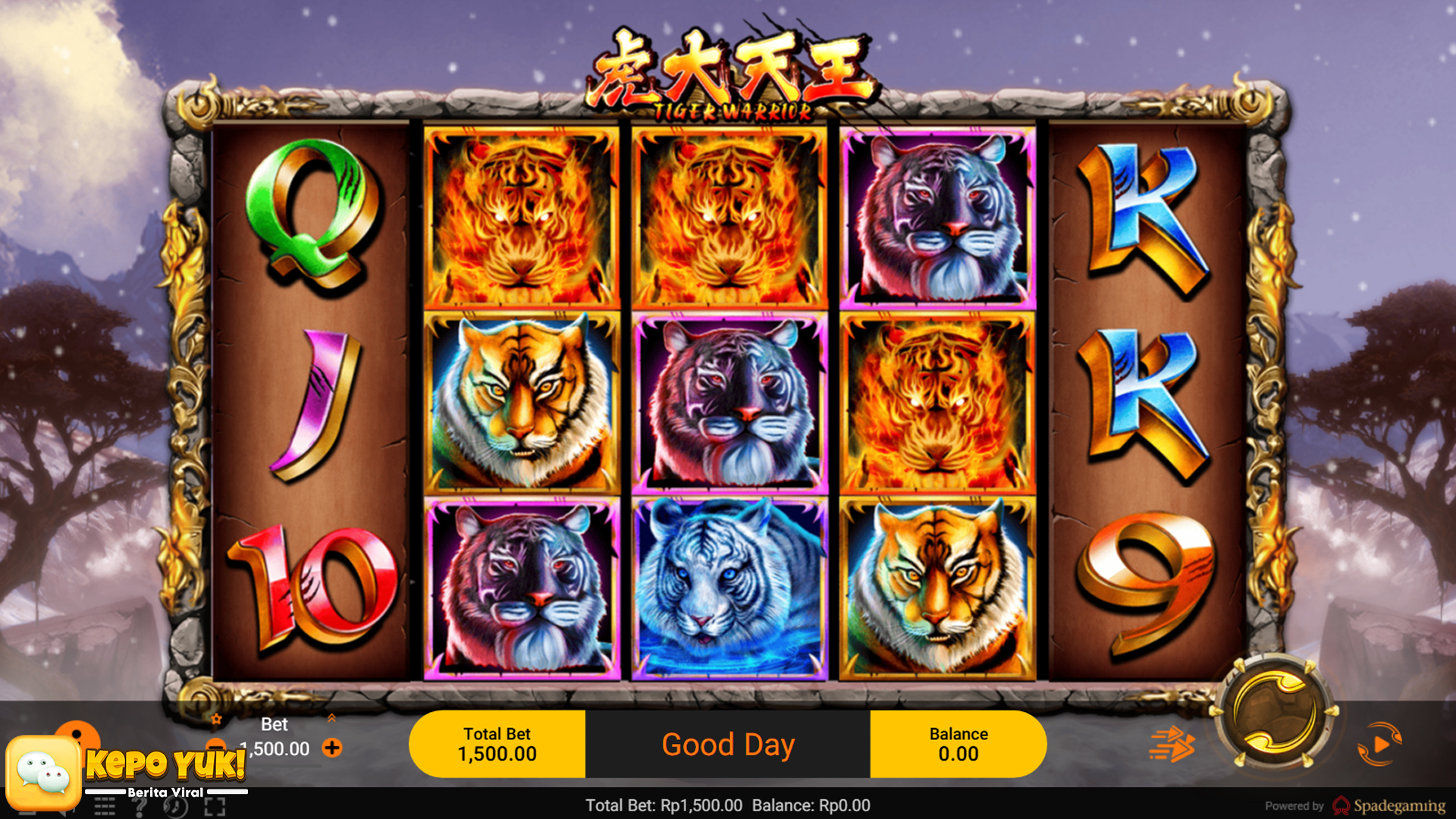 Rtp8000 dan Tiger Warrior Siap Jadi Bintang Dalam Taruhan Slot