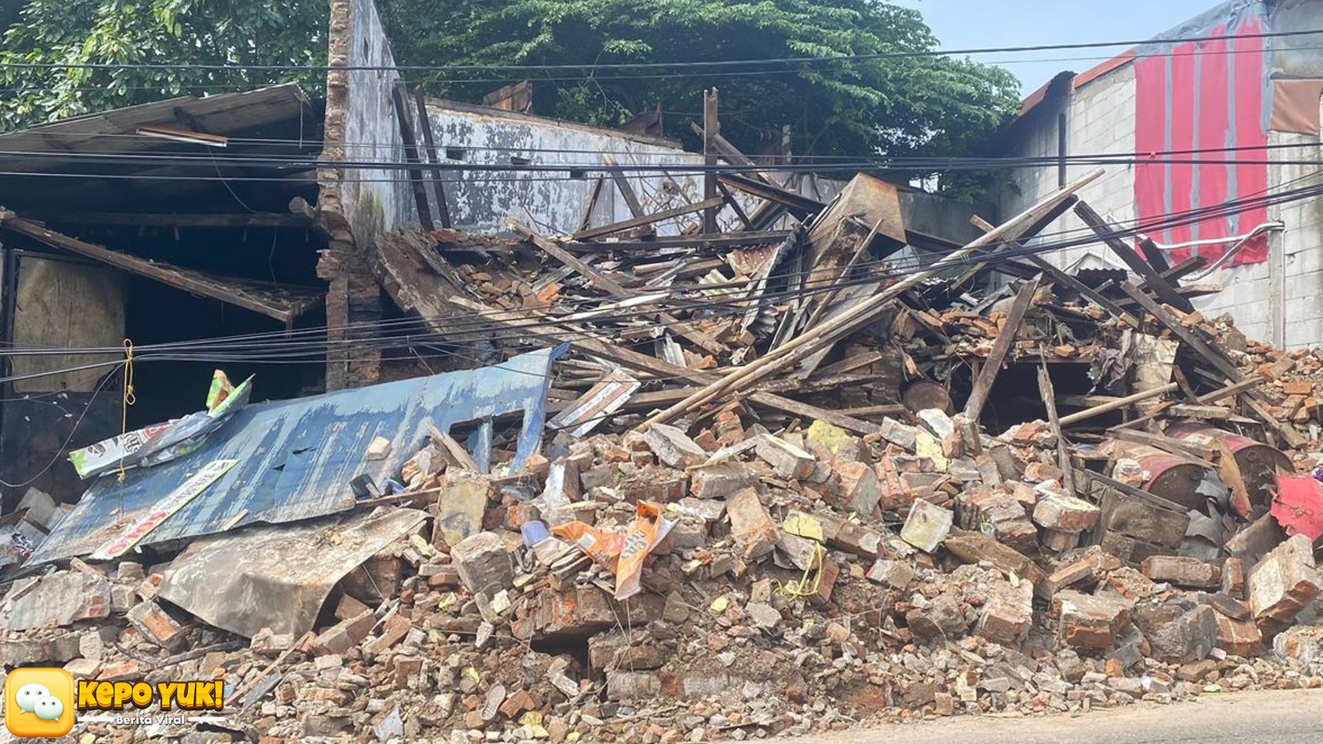 Pabrik Roti Ambruk di Tebet, Lokasi Resmi Akan Diratakan