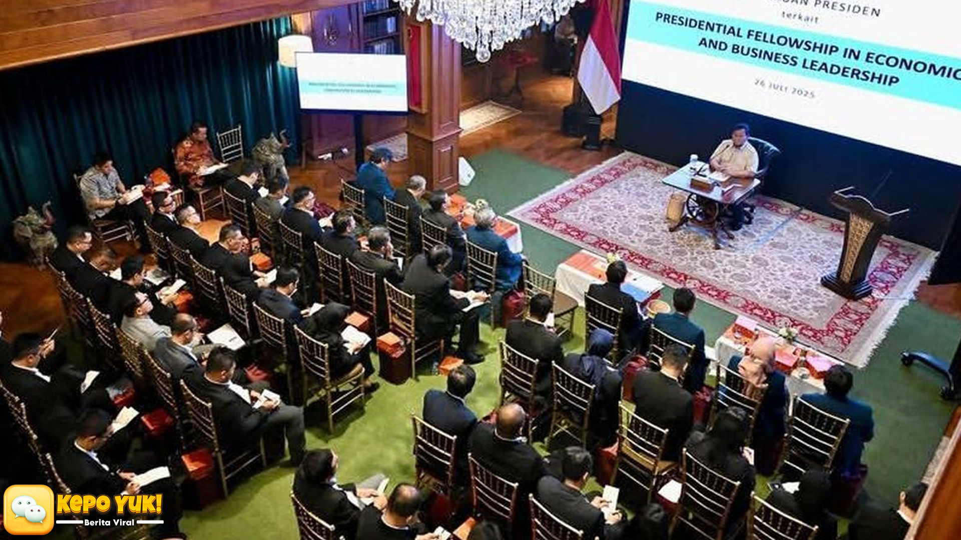 Prabowo Kumpul 82 Profesional Muda Selama 5 Jam Diskusi