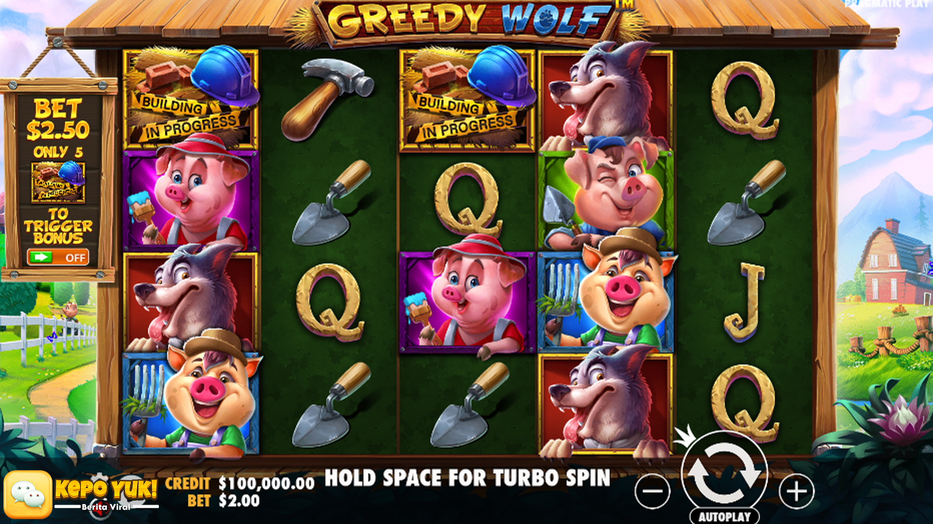 Ruby8000 Jadi Simbol Baru di Game Greedy Wolf Menggila