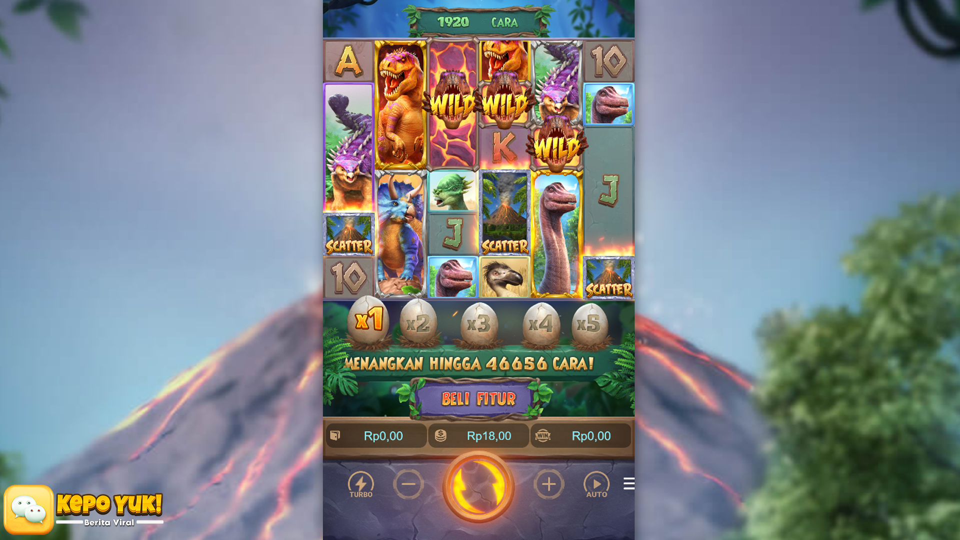 Bandar Slot Gacor Ungkap 4 Aksi Brutal dalam Jurassic Kingdom