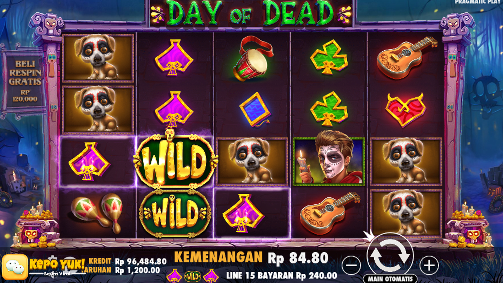 Ruby8000 Bikin Day of Dead Jadi Slot Fantastis Terbaru