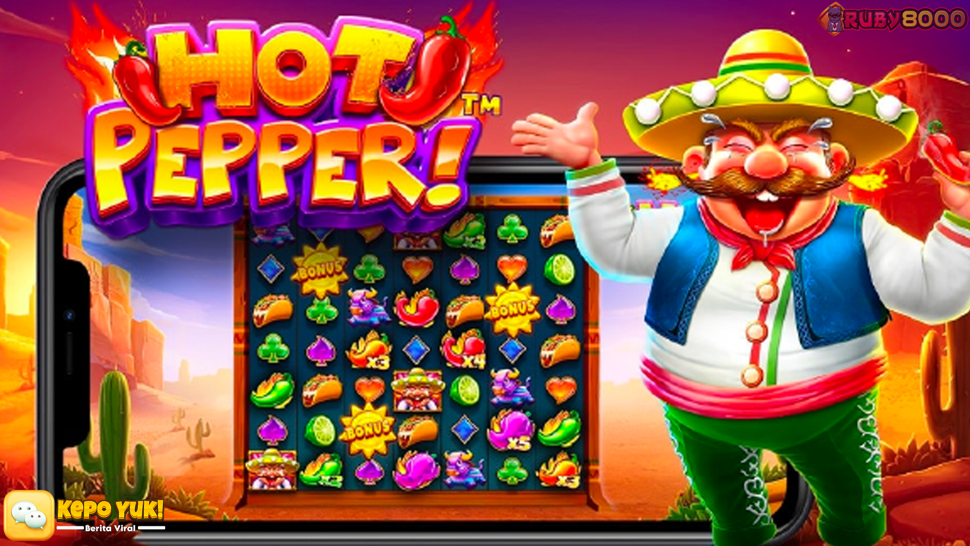 Modal Kecil Pakai Main di Ruby8000, Untung Besar di Hot Pepper