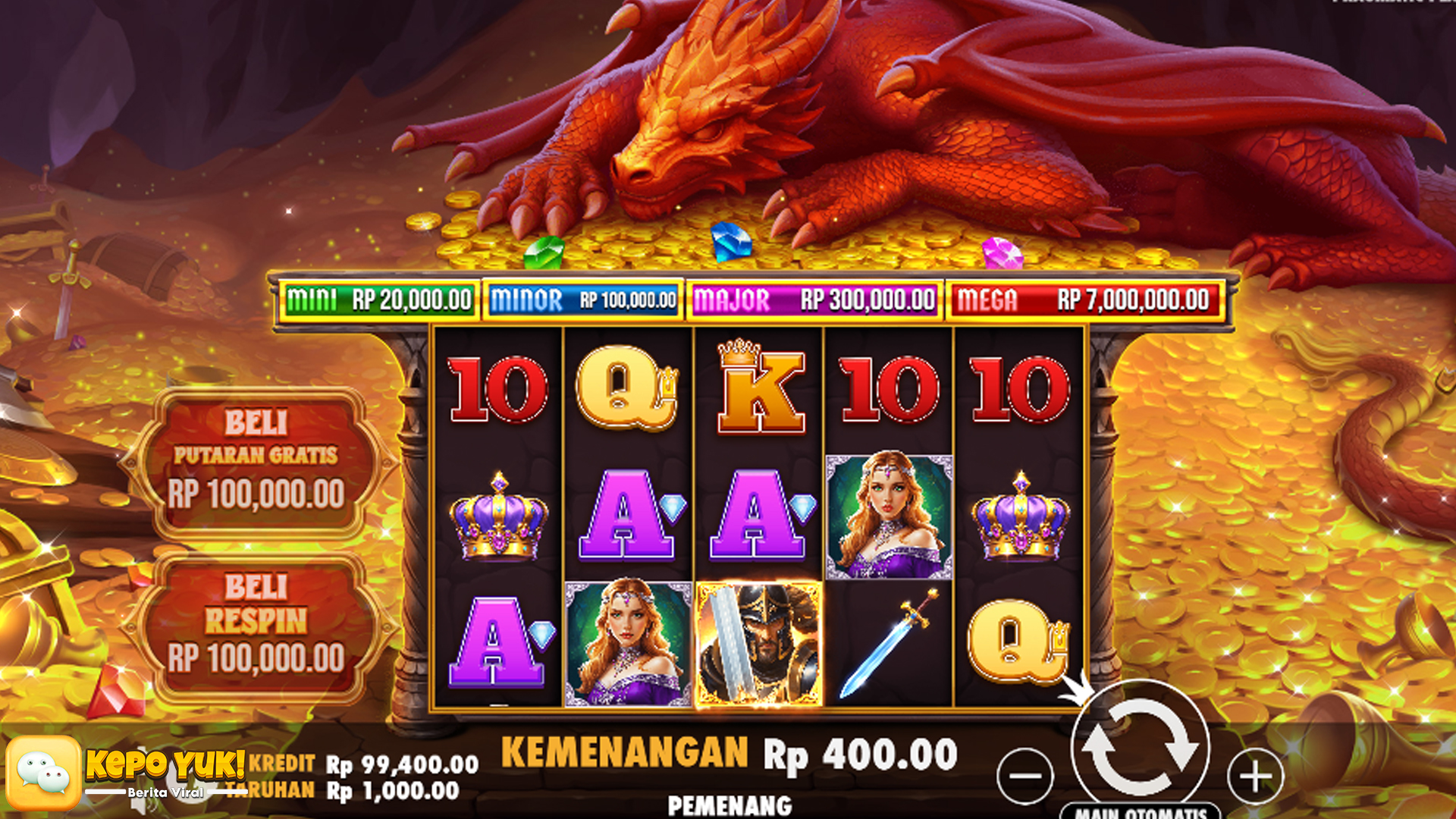 Rtp8000 Daftar: Langsung Cari Cuan di Game Sleeping Dragon