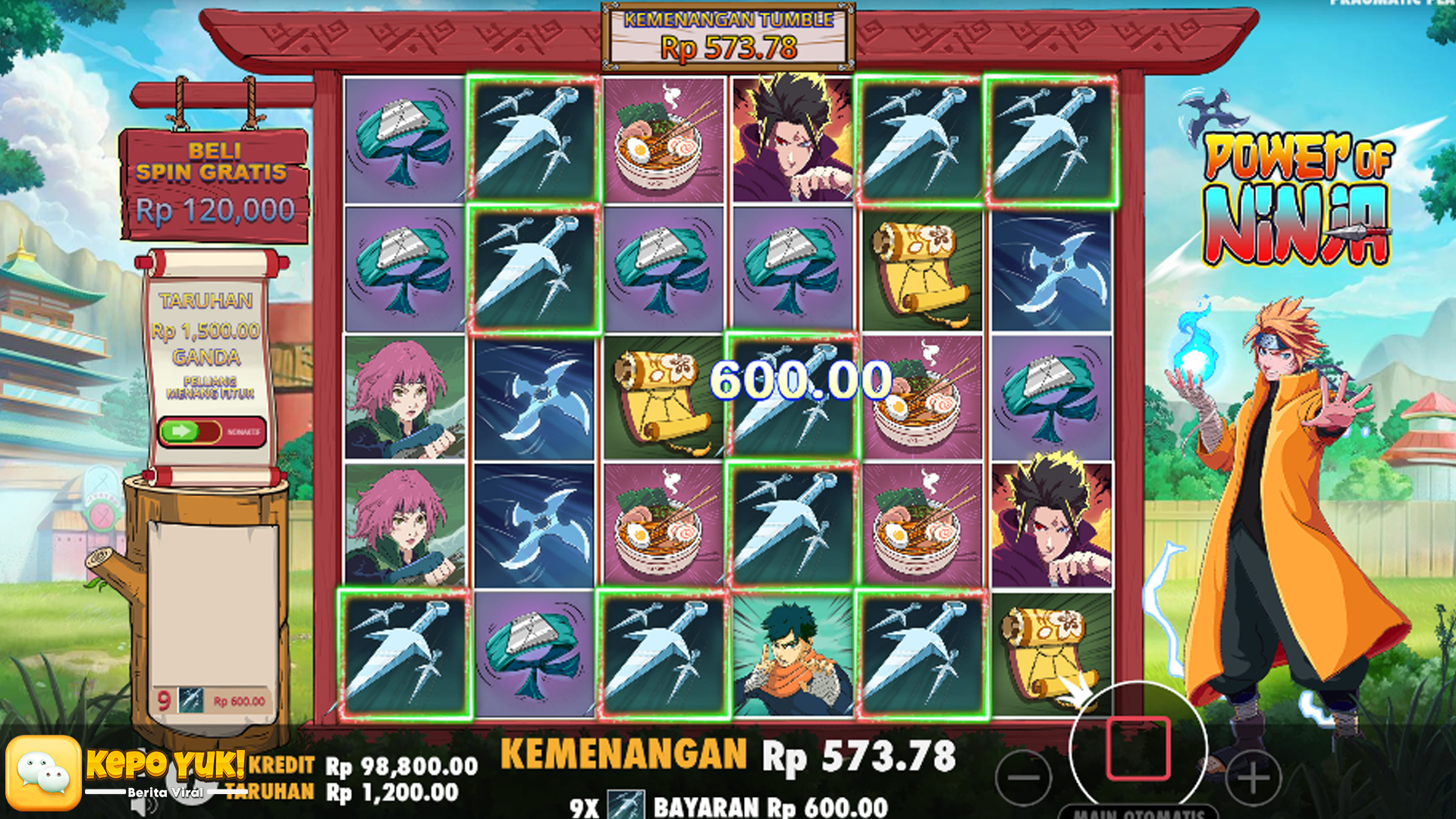 Terbongkar! Kode Rahasia Ruby8000 di Game Power Of Ninja