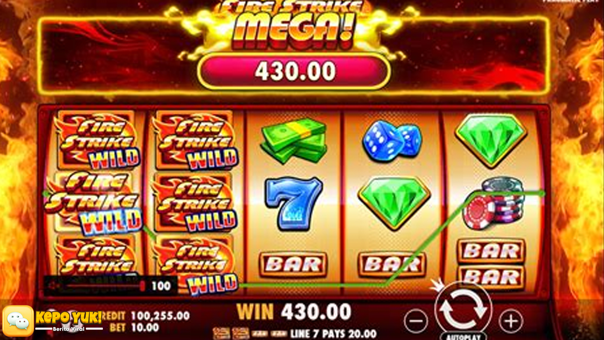 Cnnslot Soroti Fire Strike dan Kombinasi 33x Simbol Bonus