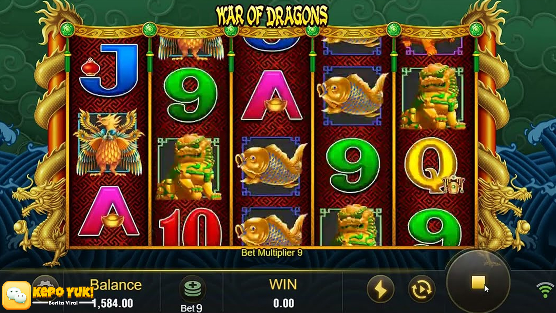 War Of Dragons Slot Online Tersedia Dalam Layanan Rtp8000
