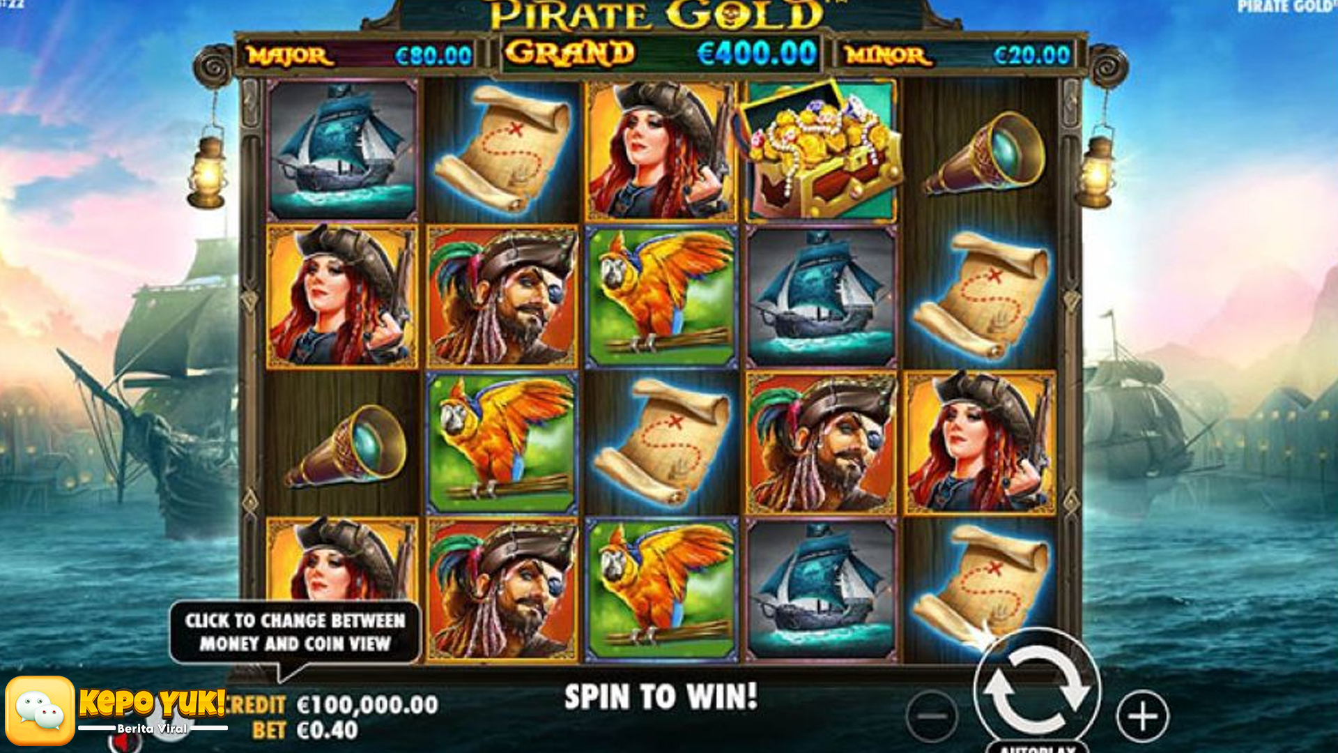 Rtp8000 diiringi Efeknya dalam Game Slot Pirate Gold Populer