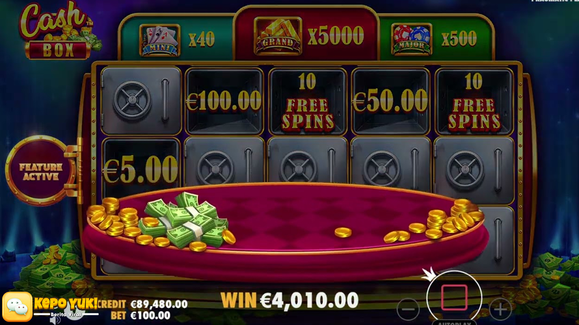 Kapan Waktu Terbaik Main Slot Cash Box di Ruby8000 2025