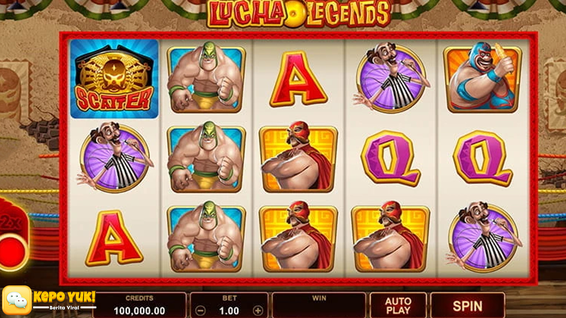 Menangkan 4 Hadiah Terbaik di Cnnslot dengan Lucha Legends