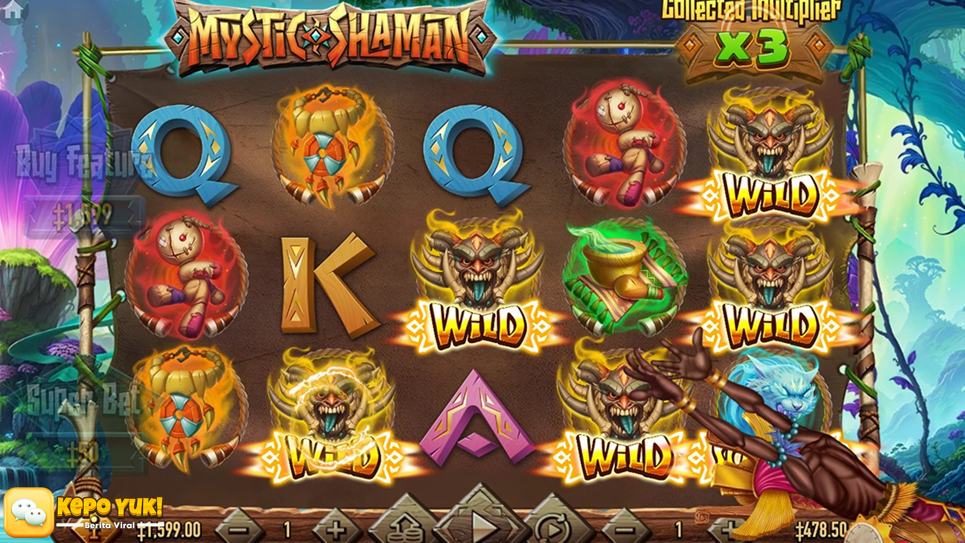 Ruby8000 Sajikan Slot Mystic Shaman dengan Atmosfer Ajaib
