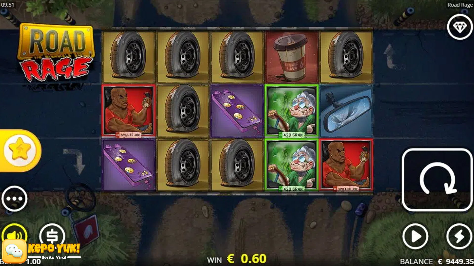 Cnnslot Rilis Slot Road Rage dengan 4 Reward Menarik Banget