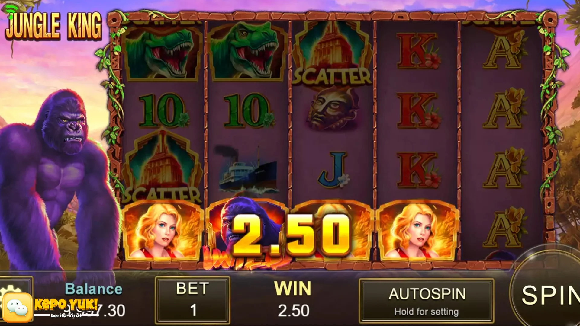 Rtp8000 Rekam Tren Slot Jungle King Tanpa Fluktuasi