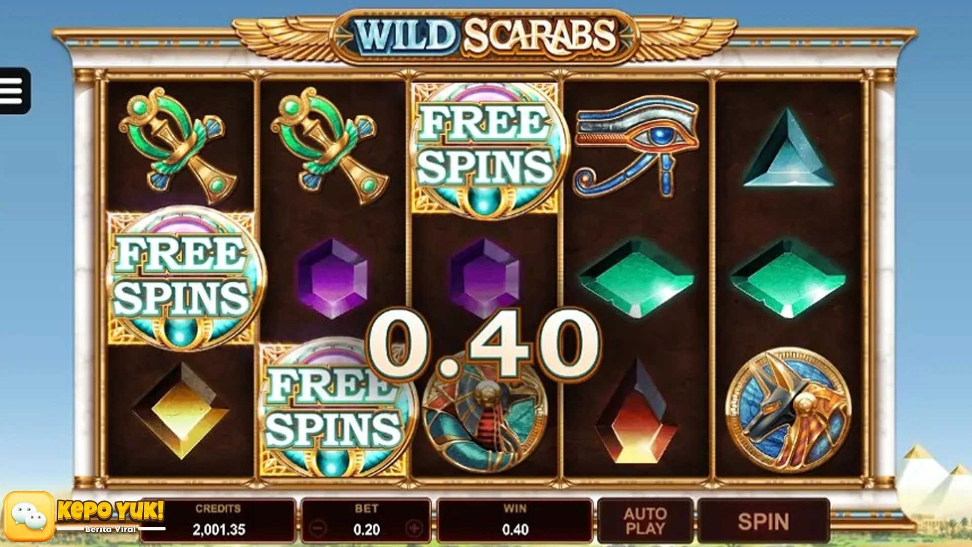 Jejak Rtp8000 Dalam Wild Scarabs, Slot Bertema Mesir Kuno