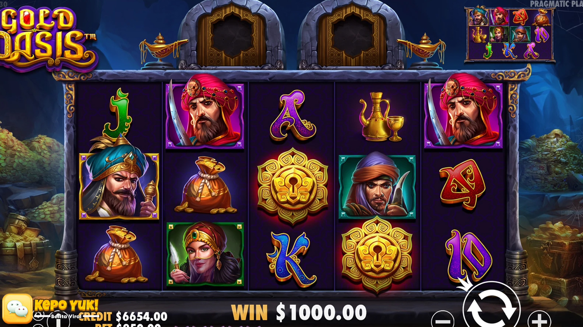 Bandar Slot88 Ungkap Volatilitas Slot Gold Oasis Buat Pemula