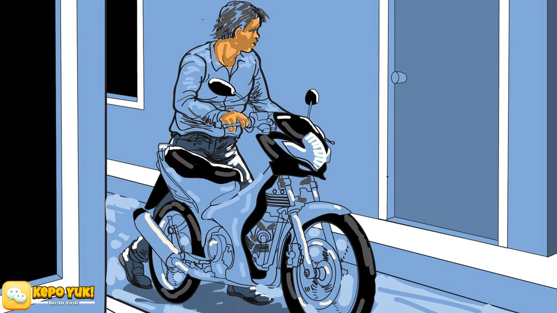 Maling Motor Ditangkap, 7 Detik Terakhir Sebelum Diamuk Massa