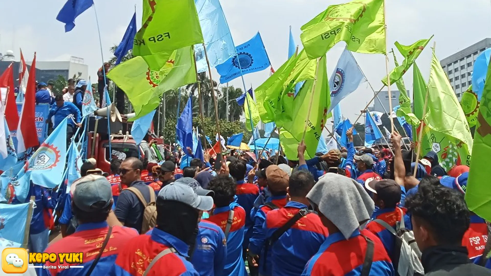 Demo Buruh di Jakarta Hari Ini, Ini 4 Rute Alternatif Lebih Efektif