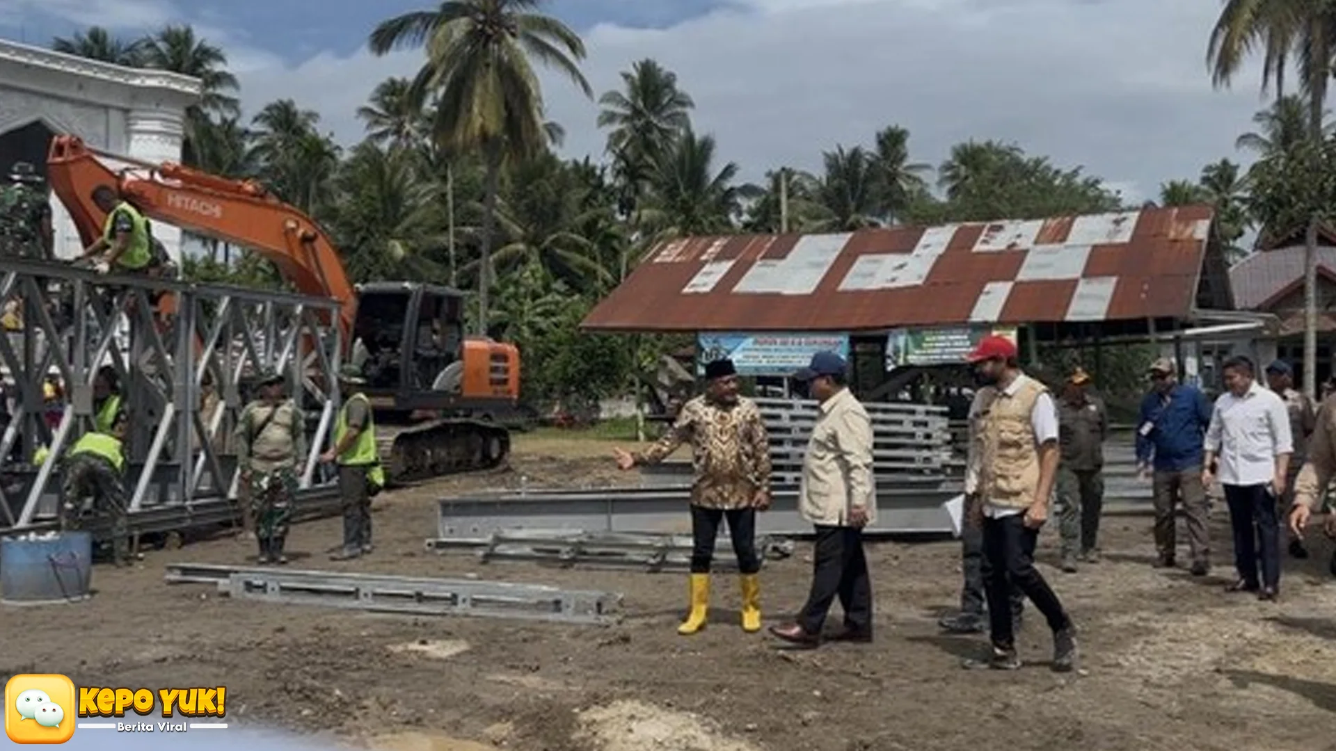 Prabowo Fokus Bangun Jembatan Bailey 5 Proyek Prioritas Bireuen Lancar