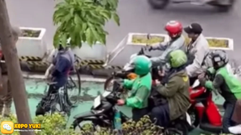 5 Hal Menarik Viral Pesepeda Perempuan Adang Motor di Jalur Sepeda