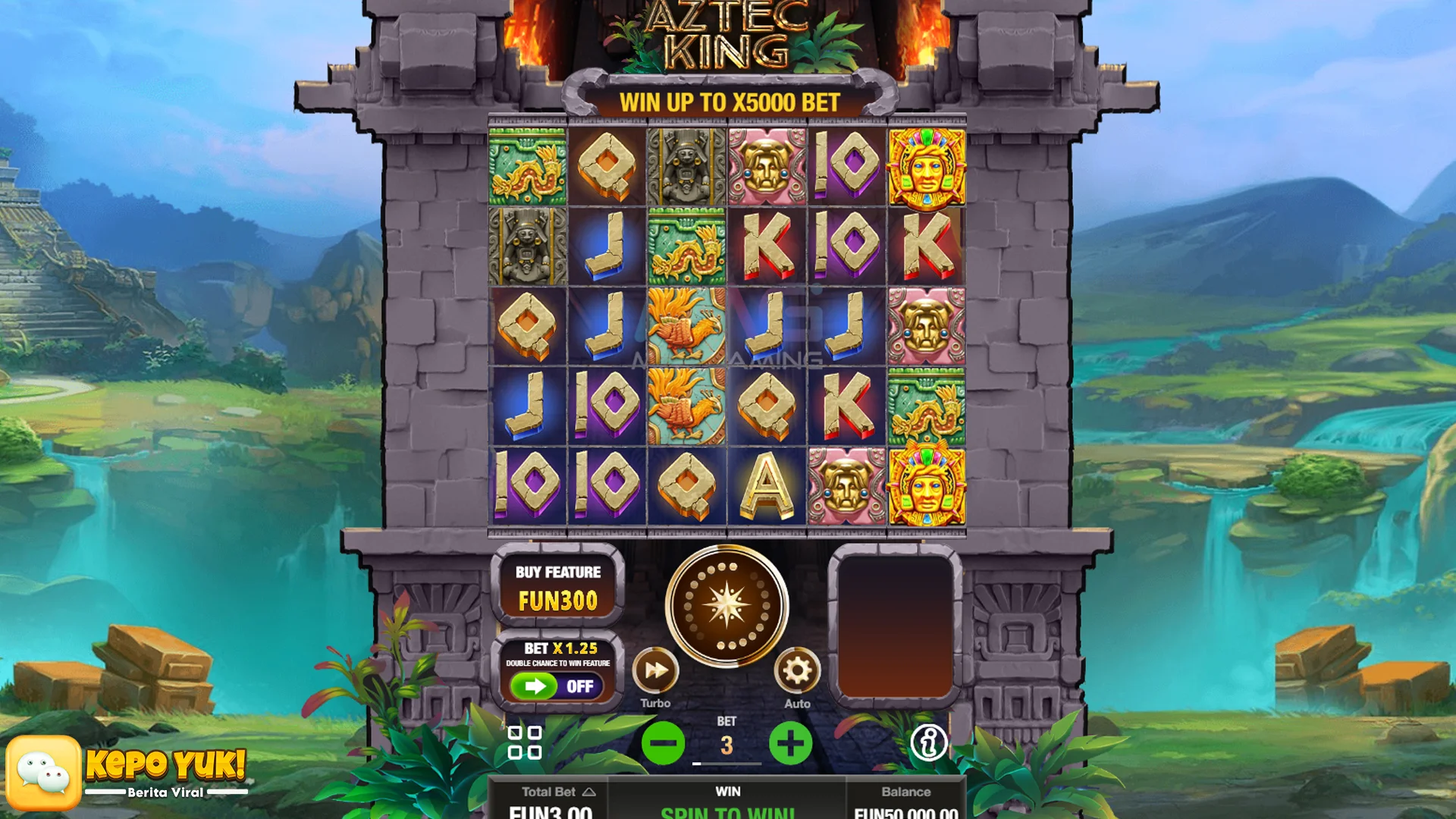 Aztec King Itu Bersinar "Jungle Vibe" Banget! Ini 5 Spot Top-nya