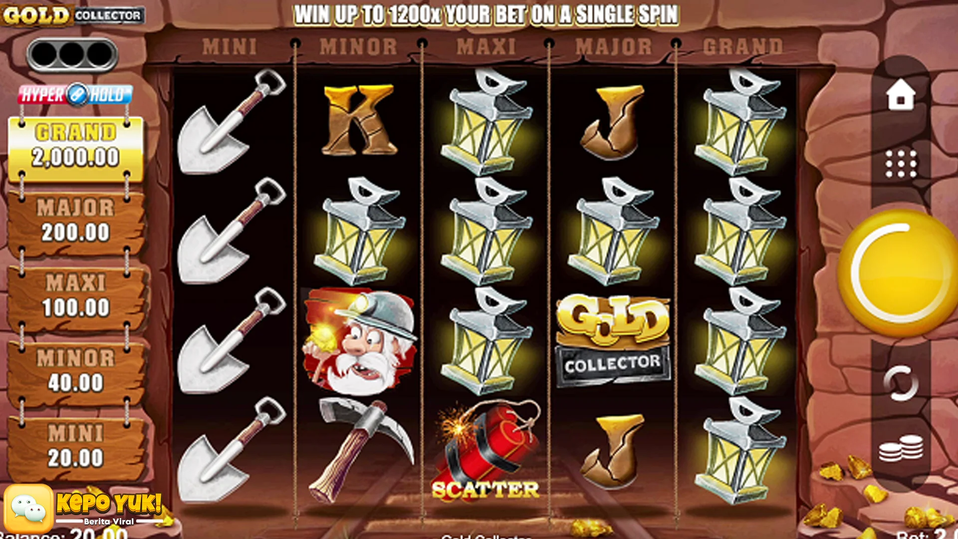 Visual Warna-warni Gold Collector Punya 4 Pesan Tersembunyi