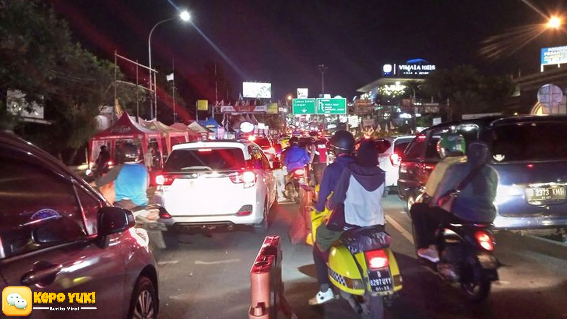 Arus Malam Ini Jalur Puncak Bogor Macet Polisi Terapkan 2 Skema