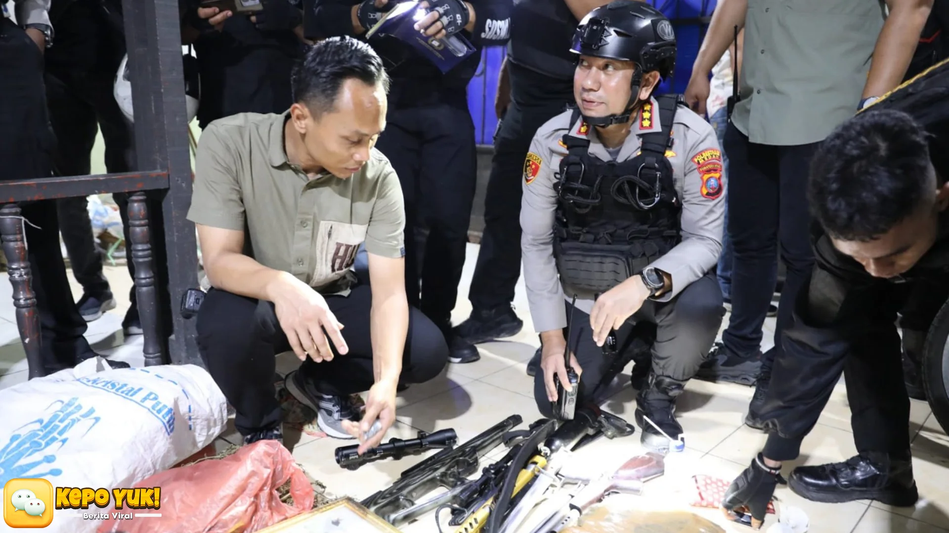 Polisi Hadapi 5 Situasi Berbahaya Saat Gerebek Barak Narkoba Deli Serdang