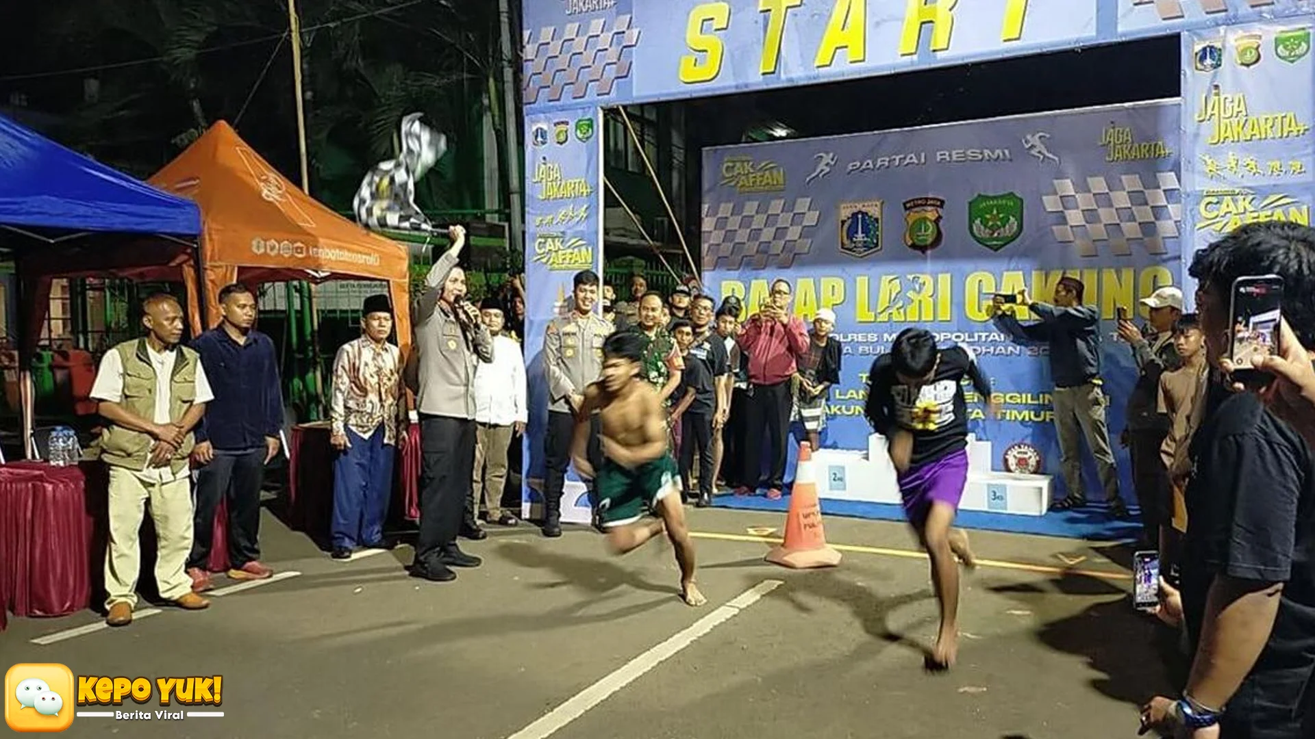Polisi Pastikan 5 Balap Lari Ramadan Berjalan Aman di Cakung