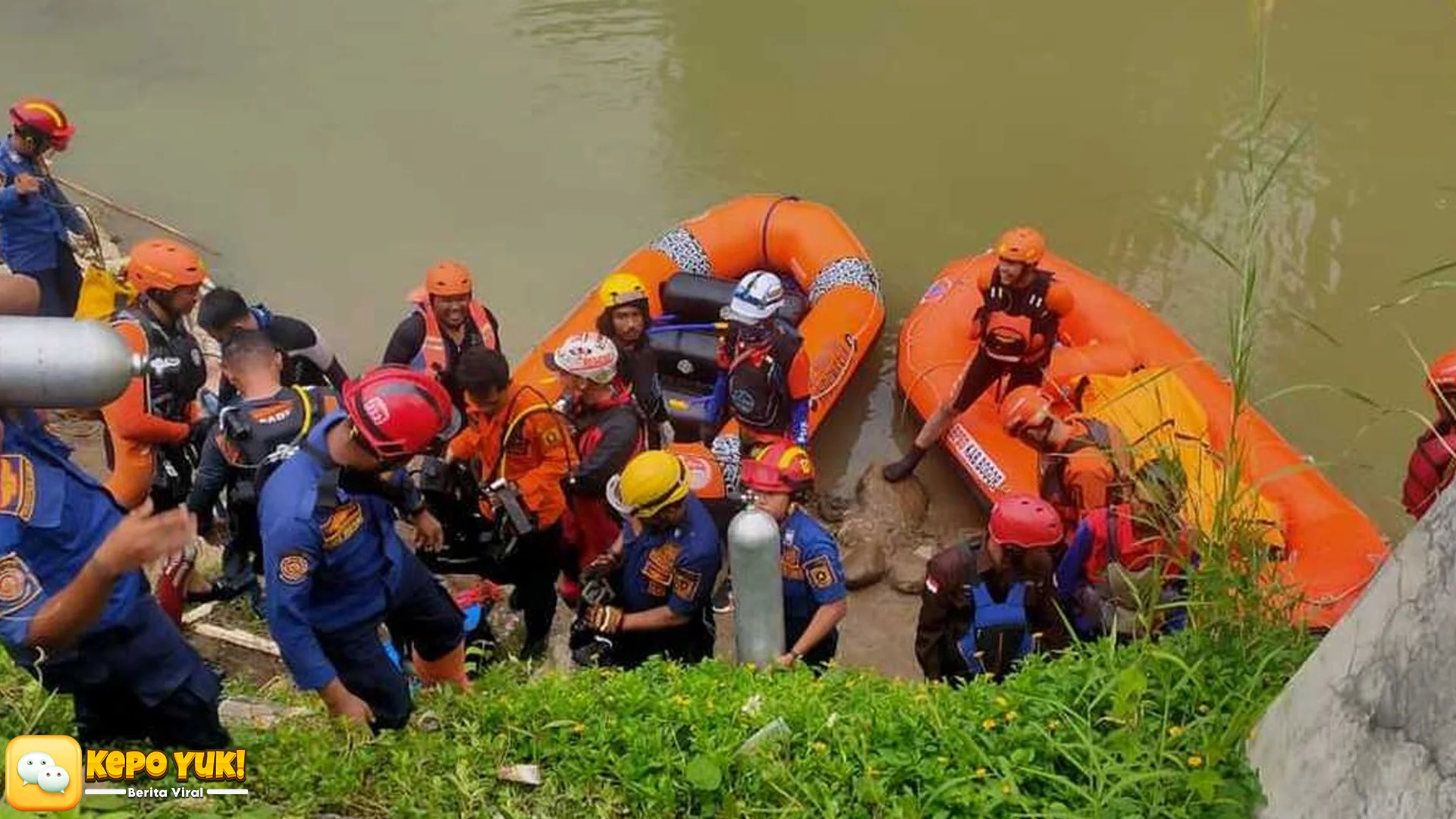 Evakuasi Tragis Remaja Tenggelam Di Sungai Cileungsi 5 Jam Jasad 7 Meter