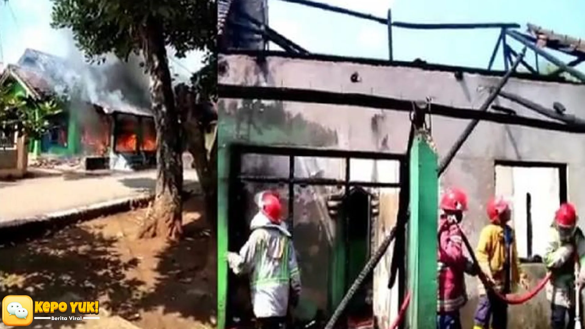 Rumah Pedagang Bensin Eceran Di Cirebon Hanguskan Harta 2 Pasutri