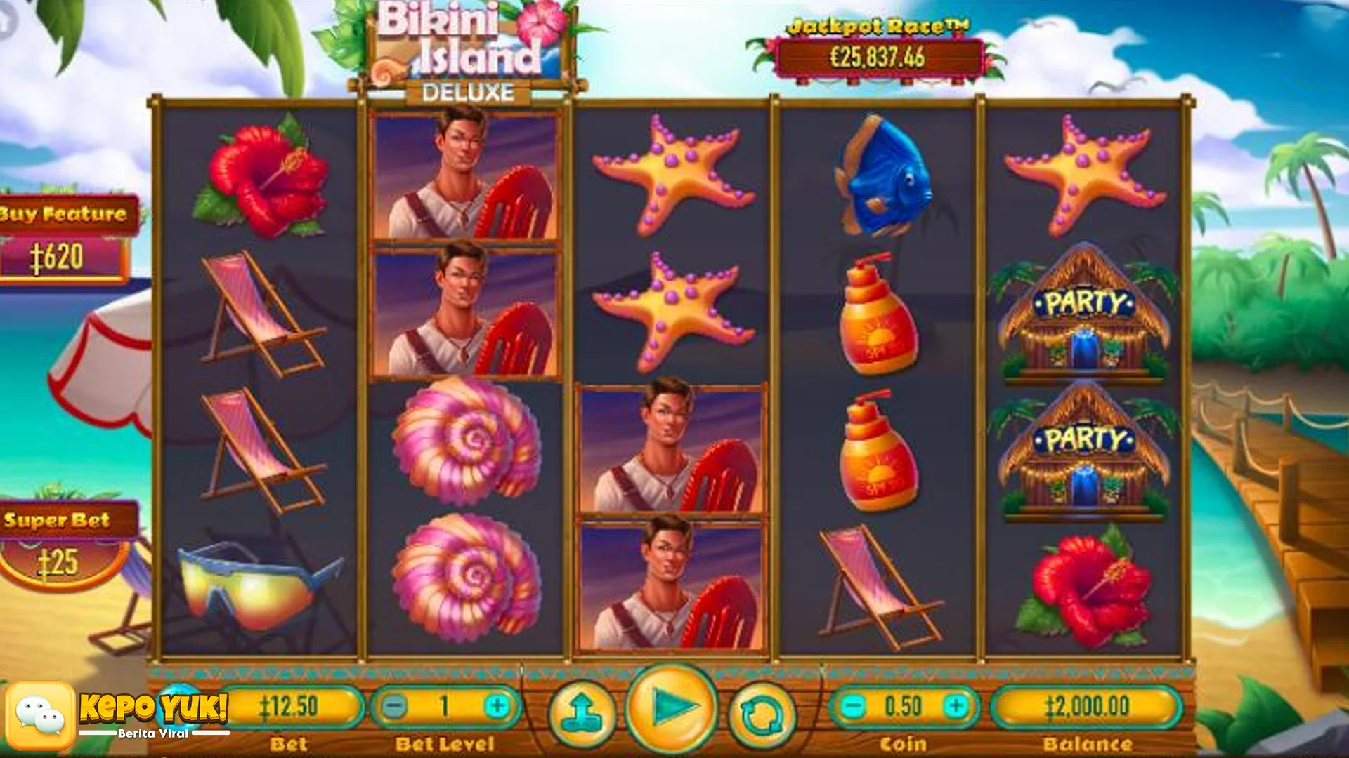Bikini Island Deluxe Gambarkan Dunia Pulau Virtual Cerah